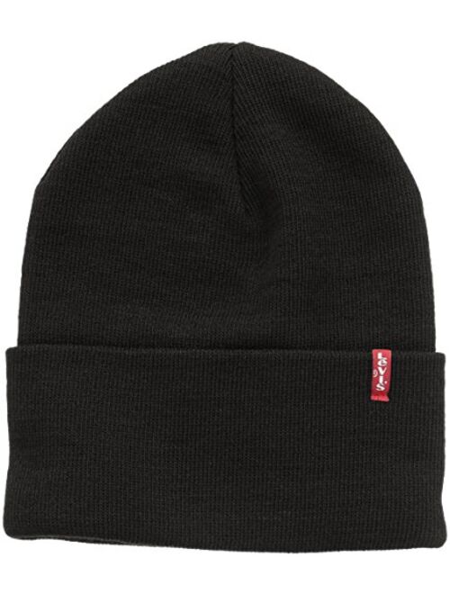 Levi's Slouchy Red Tab Beanie