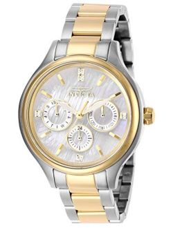 Women's 28655 Angel Quartz Watch with Stainless Steel Strap, Two-Tone, 16