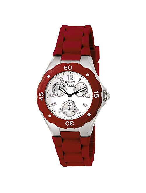 Invicta Women's 0701 Angel Collection Red Multi-Function Watch