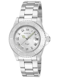 Women's 14320 Angel Analog Display Swiss Quartz Silver Watch