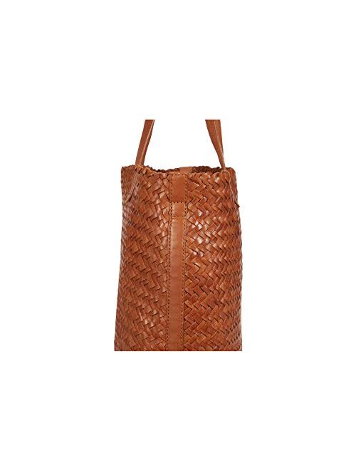 Madewell Women's The Medium Transport Tote: Woven Leather