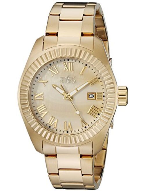 Invicta Women's 20316 Angel Gold Tone Stainless Steel Watch, 18k Gold-Plated Stainless Steel
