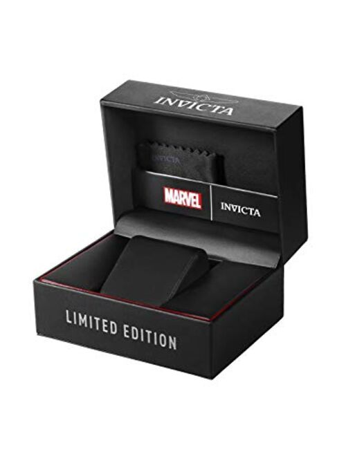 Invicta Marvel Men's 48mm Pro Diver Scuba Black Panther Black Silver Two Tone Limited Edition Quartz Stainless Steel Bracelet Watch