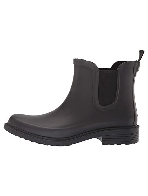 Madewell Women’s Chelsea Waterproof Ankle Rain Boots - Pull-On Design, Soft Leather Lining and Cushioned Footbed