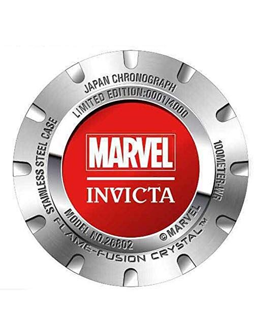 Invicta Men's Marvel "Black Panther" Analog Display Chronograph Quartz Watch