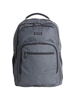 Travelier Multi-Pocket Laptop & Tablet Business, School, & Travel Backpack Bag, Charcoal, One Size