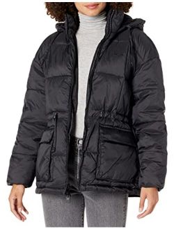 Women's Quilted Megan Hooded Puffer Jacket