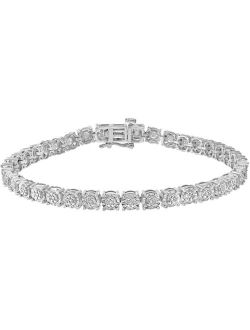 Collection EFFY Diamond Tennis Bracelet (1/4 ct. t.w.) in Sterling Silver