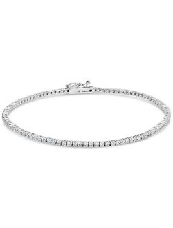 Macy's IGI Certified Diamond Tennis Bracelet (1 ct. t.w.) in 14k WhiteGold