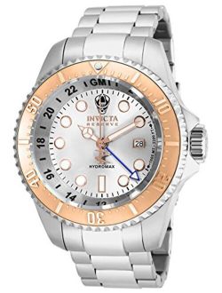 Men's 16964 Reserve Analog Display Swiss Quartz Silver Watch
