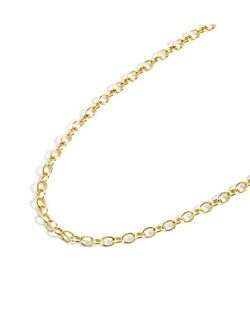 Jewelry Atelier Gold Chain Necklace Collection - 14K Solid Yellow Gold Filled Cable/Pendant Link Chain Necklaces for Women and Men with Different Sizes (2.0mm, 2.7mm, or 