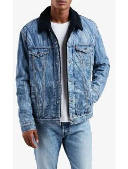 x Justin Timberlake Men's Sherpa Trucker Jacket SZ .Large NEW !!??