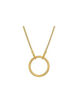 Adjustable Ring Choker Necklace
