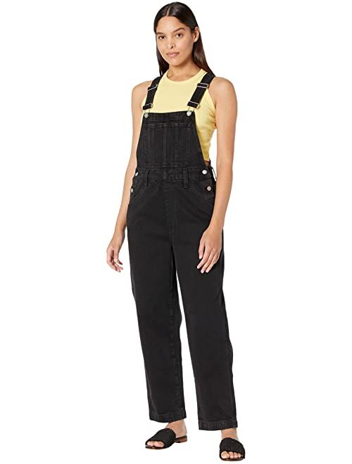 Madewell Straight-Leg Overalls in Lunar Wash