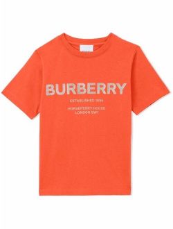 Kids Horseferry print short-sleeve T-shirt