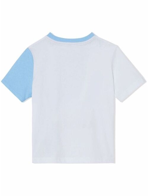 Burberry Kids Montage-print cotton T-shirt