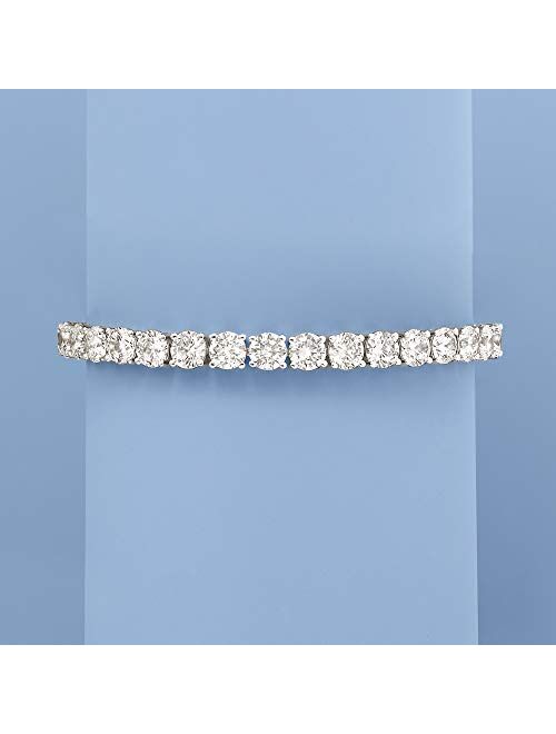 Ross-Simons 23.00 ct. t.w. CZ Tennis Bracelet in Sterling Silver. 7 inches