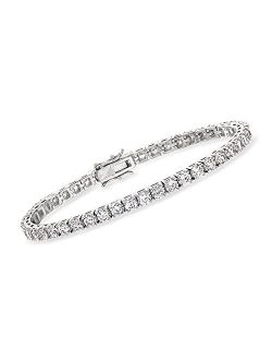 8.00 ct. t.w. CZ Tennis Bracelet in Sterling Silver