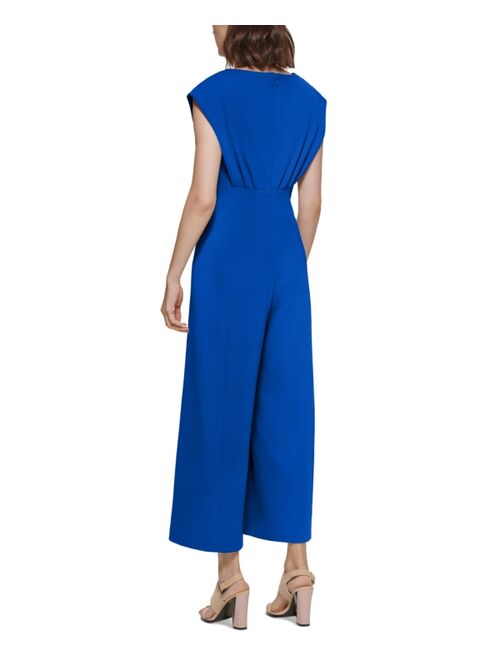 Calvin Klein Cap-Sleeve Jumpsuit