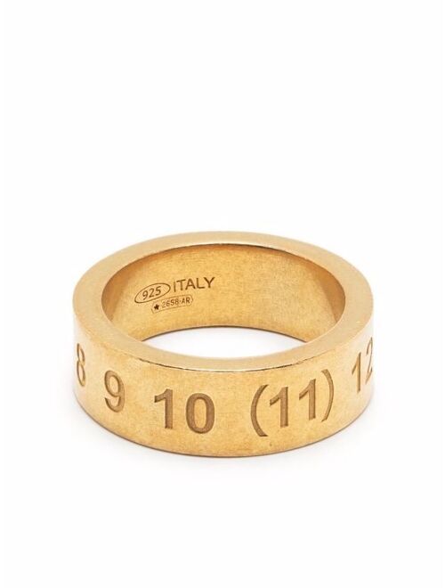 Maison Margiela numbers-engraved ring