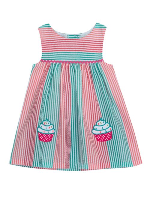 Rare Editions Baby Girls Seersucker Stripe Dress