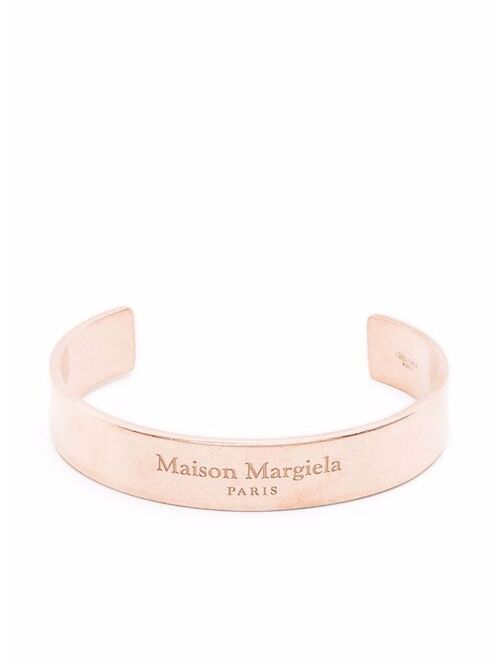 Maison Margiela logo-engraved cuff