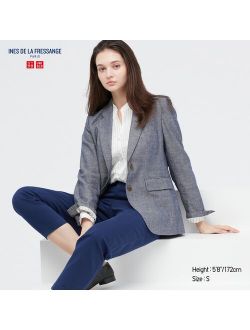 Cotton-Linen Jacket (Ines de la Fressange),Lovely light linen blazer