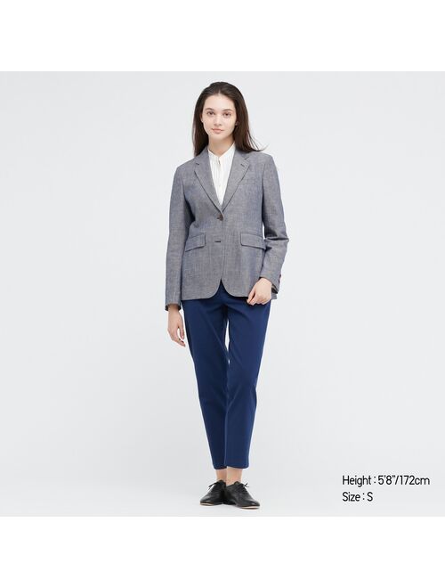 UNIQLO Cotton-Linen Jacket (Ines de la Fressange),Lovely light linen blazer