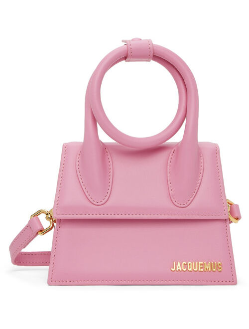Jacquemus Pink La Montagne 'Le Chiquito Noeud' Bag