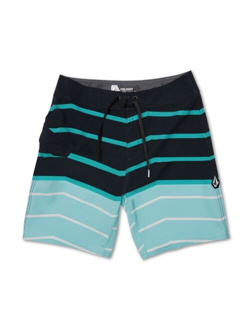 Volcom Big Boys Mod Swipe Stripe Trunks
