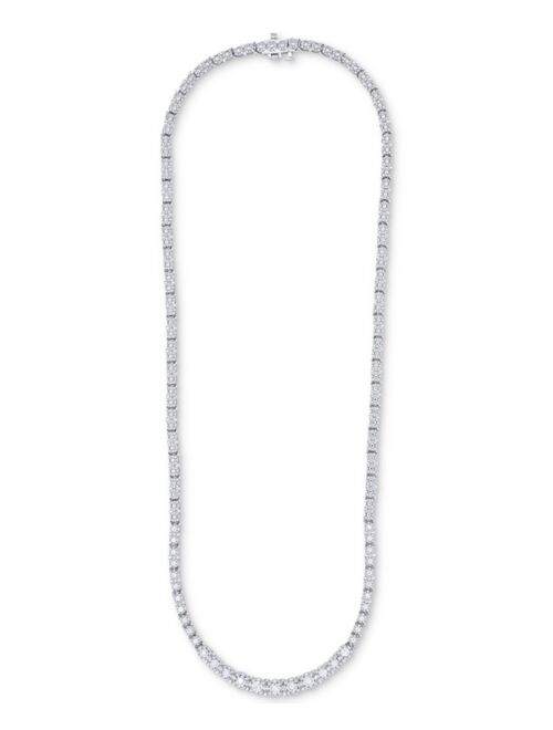 Wrapped in Love Diamond Link (1/2 c.t. t.w.) 17" Statement Necklace in Sterling Silver, Created for Macy's