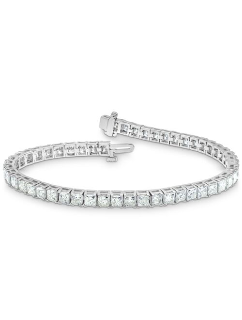 Macy's Diamond Princess Tennis Bracelet (10 ct. t.w.) in 14k White Gold
