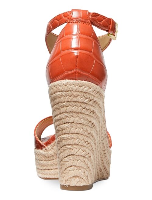 MICHAEL Michael Kors Women's Fanning Espadrille Wedge Sandals