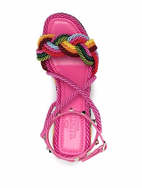 Valentino Garavani colour-block wedge sandals