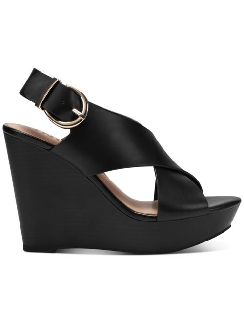 INC International Concepts Women's Vera Wedge Sandals, Created for Macy's