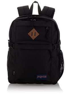 Main Campus Cordura Backpack - School, Travel, or Work Bookbag with 15-Inch Laptop Pack with Leather Trims