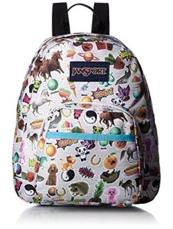 Half Pint Multi Stickers Polyester Backpack
