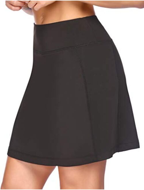 Tremaker Women's Tennis Skirt Sports Golf Athletic Skorts High Waisted Skirts with Inner Shorts Pockets