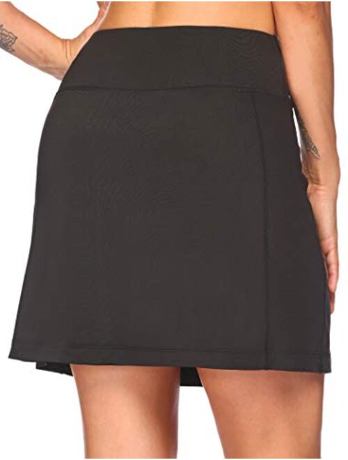 Tremaker Women's Tennis Skirt Sports Golf Athletic Skorts High Waisted Skirts with Inner Shorts Pockets