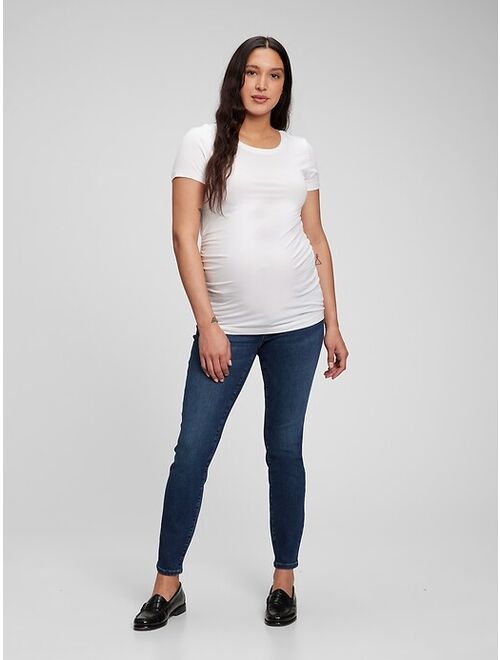 GAP Maternity Inset Panel Skinny Jeans with Washwell