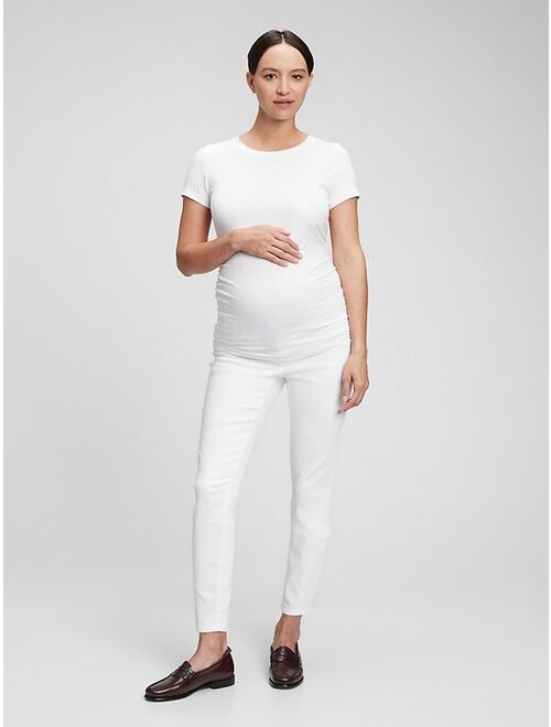 GAP Maternity Inset Panel Skinny Jeans with Washwell