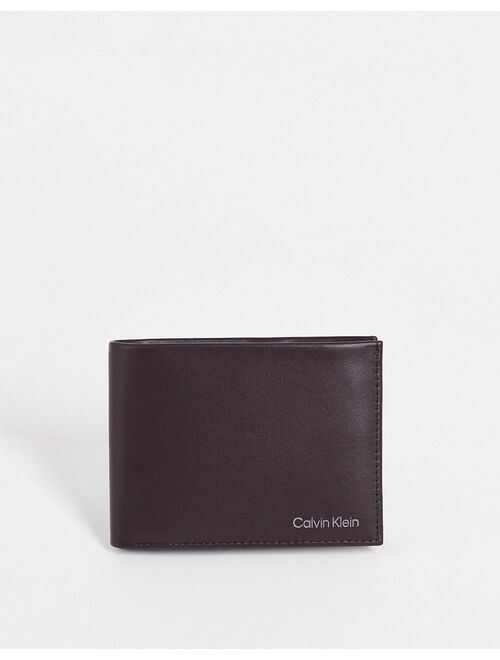 Calvin Klein classic wallet in brown