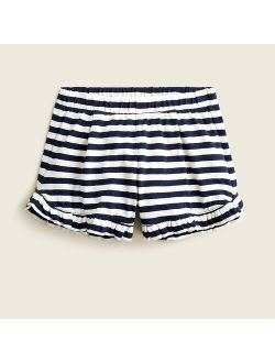 Girls' printed ruffle pull-on short in knit
