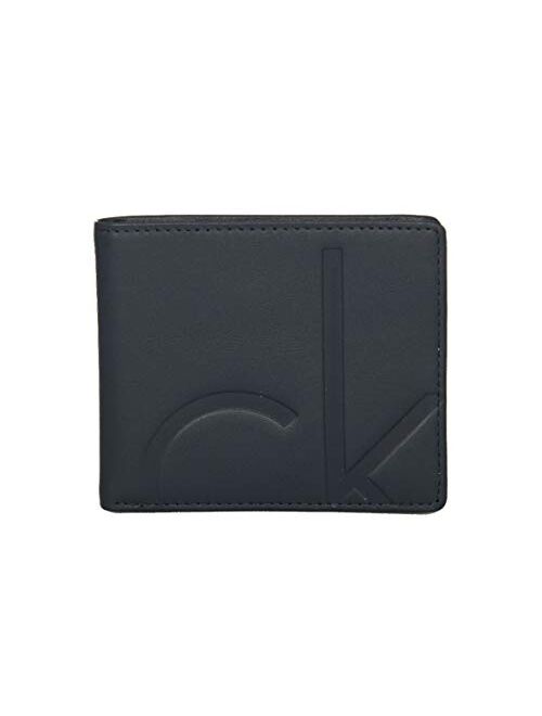 Man's leather wallet CK CALVIN KLEIN JEANS item J5IJ500373 CLARK 8CC SLIMFOLD cm.10,7 x 9