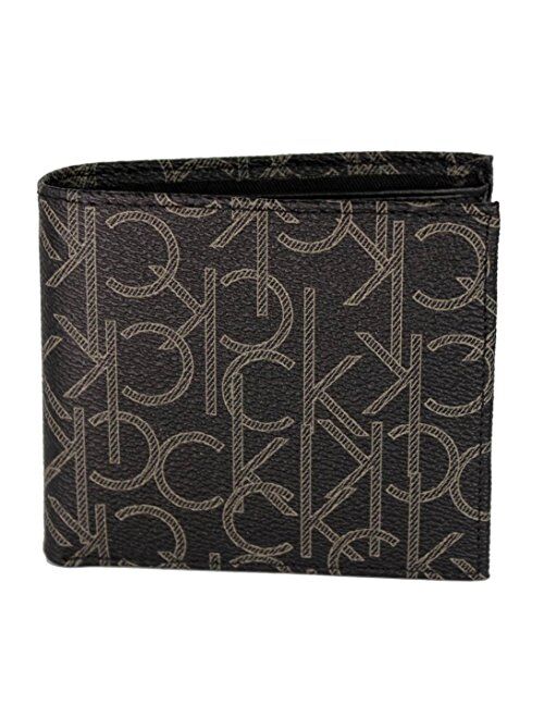 Calvin Klein 79463 Leather Billfold with Coin Pocket Wallet