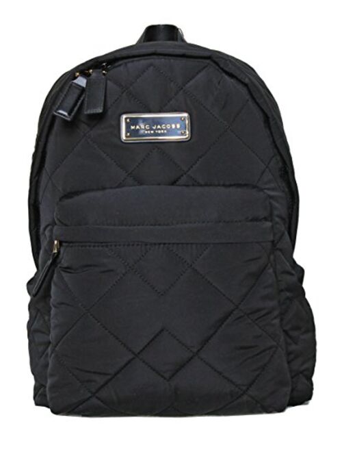 MARC JACOBS black quilted backpack M0011321, 11.5" (L) x 14" (H) x 4" (W)
