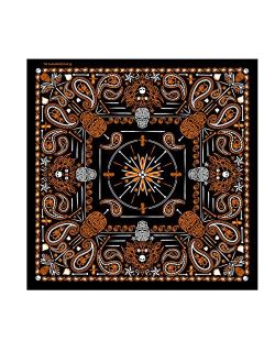 Hot Leathers Paisley Skull Bandana