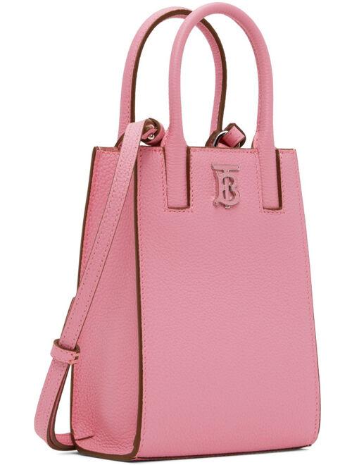 Burberry Pink Micro Frances Shoulder Bag