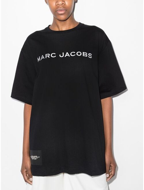 Marc Jacobs The Big logo-embroidered short-sleeve T-shirt