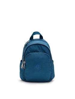 Women's Delia Mini Backpack, Compact, Versatile, Lightweight Nylon Daypack, Beige Sand M3, 8.75''L x 11.5''H x 7''D